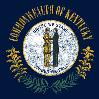 Kentucky State Flag NLA T-Shirt - Midnight Navy