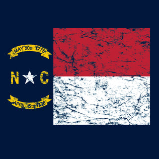 North Carolina State Flag NLA T-Shirt - Midnight Navy