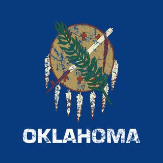 Oklahoma State Flag NLA T-Shirt - Royal
