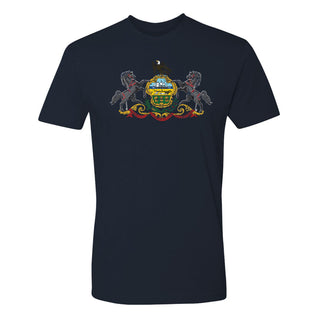 Pennsylvania State Flag NLA T-Shirt - Midnight Navy