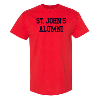 St John's Red Storm Alumni Block T-Shirt - Red