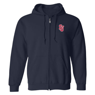 St. John's Primary Logo LC Full-Zip Sweatshirt - Navy