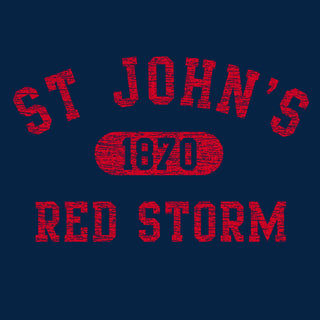 St John's Red Storm Athletic Arch Hoodie - Navy