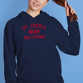 St John's Red Storm Athletic Arch Hoodie - Navy