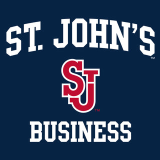 St John's Red Storm Arch Logo Business T-Shirt - Navy