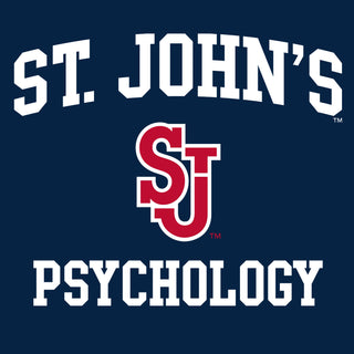 St John's Red Storm Arch Logo Psychology T-Shirt - Navy