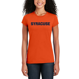 Syracuse Oranges Basic Block Women's T-Shirt - Orange