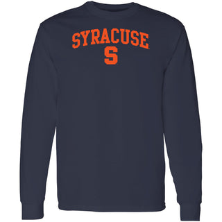 Syracuse Oranges Arch Logo Long Sleeve - Navy