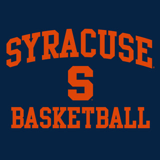 Syracuse Orange Arch Logo Basketball T-Shirt - Navy
