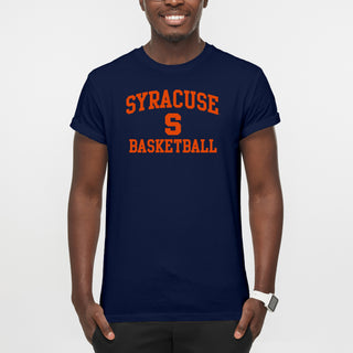 Syracuse Orange Arch Logo Basketball T-Shirt - Navy