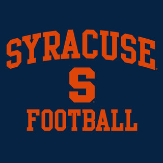 Syracuse Orange Arch Logo Football Hoodie - Navy