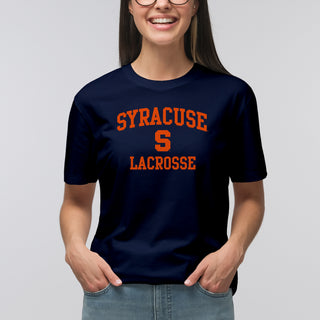 Syracuse Orange Arch Logo Lacrosse T-Shirt - Navy