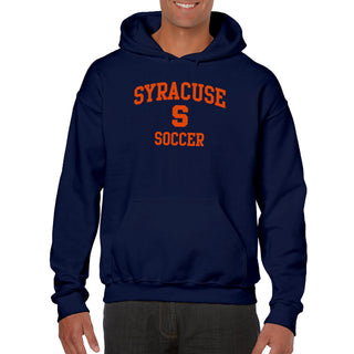 Syracuse Orange Arch Logo Soccer Hoodie - Navy
