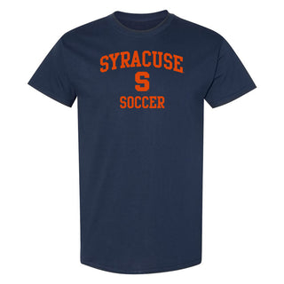 Syracuse Orange Arch Logo Soccer T-Shirt - Navy