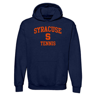 Syracuse Orange Arch Logo Tennis Hoodie - Navy