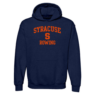Syracuse Orange Arch Logo Rowing Hoodie - Navy