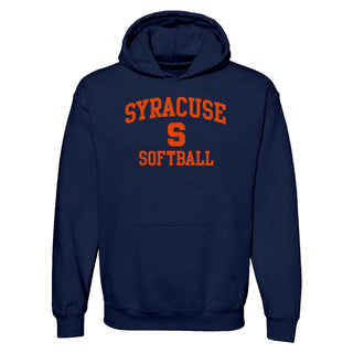 Syracuse Orange Arch Logo Softball Hoodie - Navy