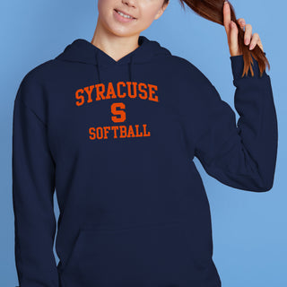 Syracuse Orange Arch Logo Softball Hoodie - Navy