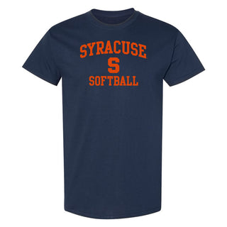 Syracuse Orange Arch Logo Softball T-Shirt - Navy