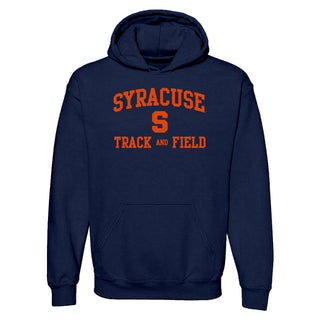 Syracuse Orange Arch Logo Track & Field Hoodie - Navy