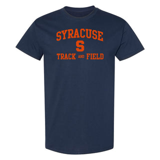 Syracuse Orange Arch Logo Track & Field T-Shirt - Navy