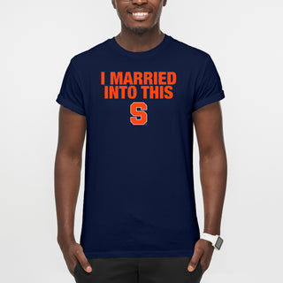 Syracuse Orange I Married Into This T-Shirt - Navy