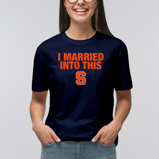 Syracuse Orange I Married Into This T-Shirt - Navy