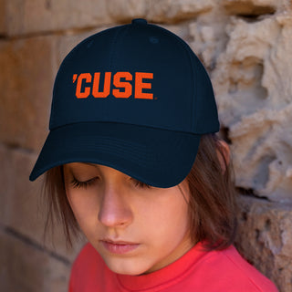 Syracuse Orange Cuse Wordmark Dad Hat - Navy