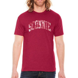 Vintage Sconnie Poly-Cotton T-shirt - Heather Red