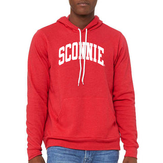 Original Sconnie Arch Sponge Fleece Hood - Heather Red