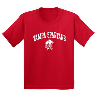 Tampa Arch Logo Youth T-Shirt - Red