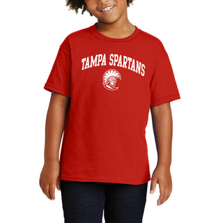 Tampa Arch Logo Youth T-Shirt - Red