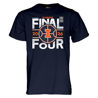 Blue 84 Illinois Basketball 2026 Final Four T-Shirt - Navy