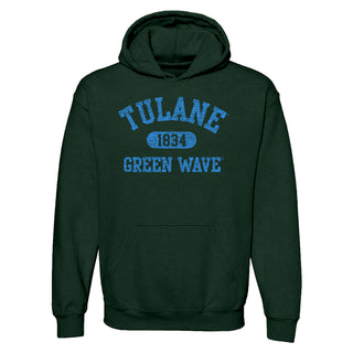 Tulane Green Wave Athletic Arch Hoodie - Forest
