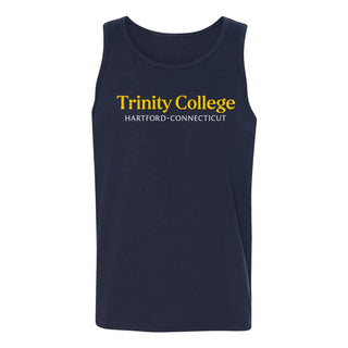 Trinity College Bantams Basic Block Heavy Cotton Tank Top - Navy