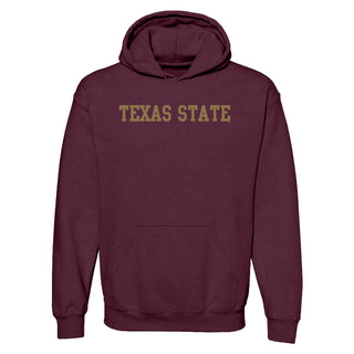 Texas State Bobcats Basic Block Hoodie - Maroon