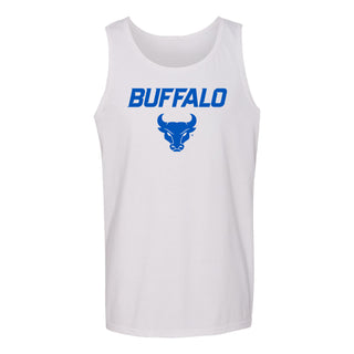 University at Buffalo Bulls Primary Logo Heavy Blend Tank Top - White