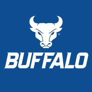 University at Buffalo Bulls Front Back Print Short Sleeve T Shirt - Royal