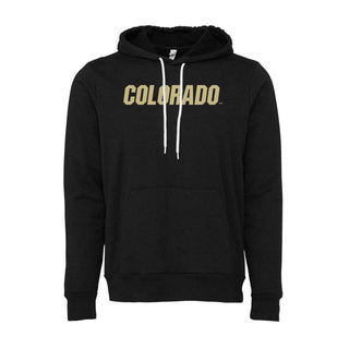 Colorado Basic Block Sponge Fleece Hoodie - Charcoal Black Heather