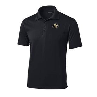 Colorado Primary Logo EMB Micropique Polo - Black