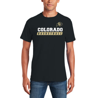 Colorado Basketball Slant T-Shirt - Black