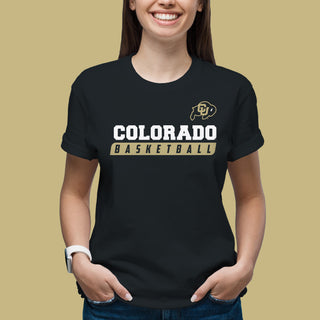 Colorado Basketball Slant T-Shirt - Black