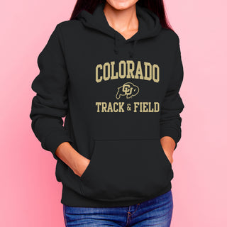 Colorado Arch Logo Track & Field Hoodie - Black