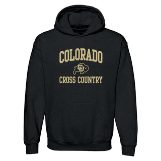 Colorado Arch Logo Cross Country Hoodie - Black