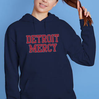 Detroit Mercy Titans Basic Block Hoodie - Navy