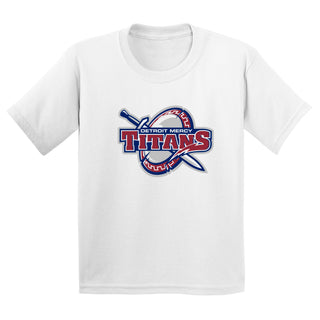 Detroit Mercy Titans Primary Logo Youth T-Shirt - White