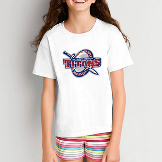 Detroit Mercy Titans Primary Logo Youth T-Shirt - White