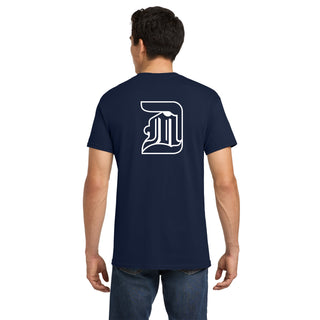 Detroit Mercy Titans Front Back Print T-Shirt - Navy