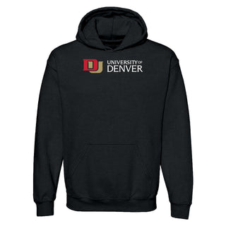University of Denver Pioneers Basic Block Hoodie - Black