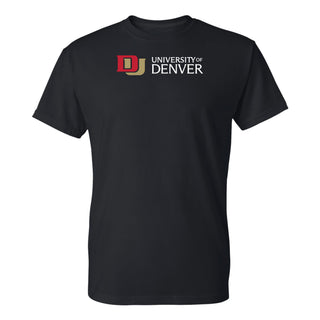 University of Denver Pioneers Basic Block T-Shirt - Black